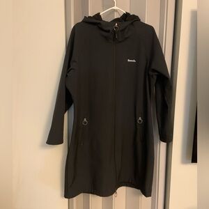 Bench Black Longline Hooded Jacket